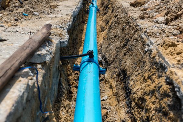 Water Main Installation in Fallbrook